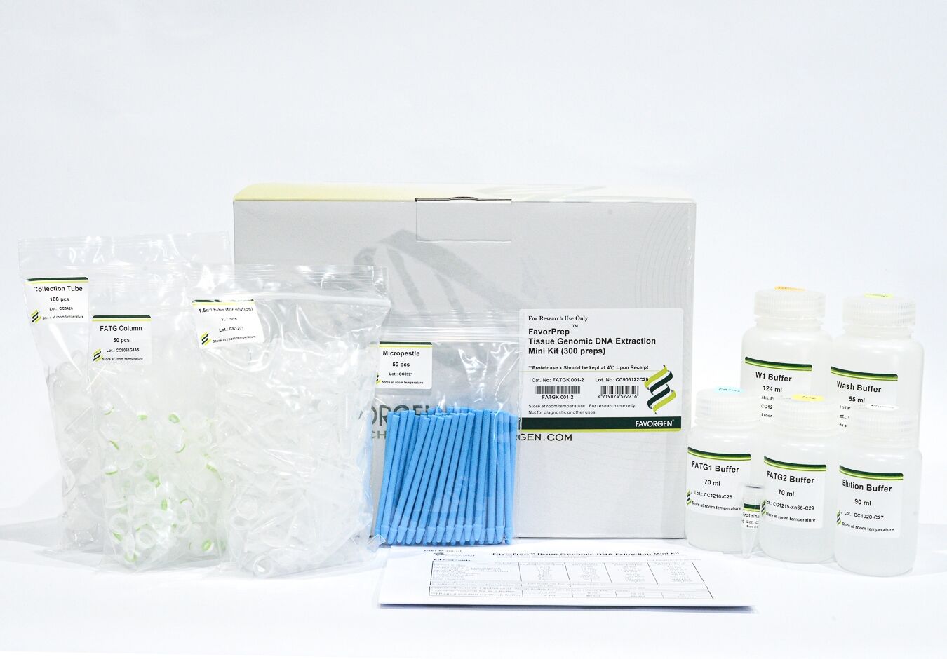 FavorPrep Tissue Genomic DNA Extraction Mini Kit