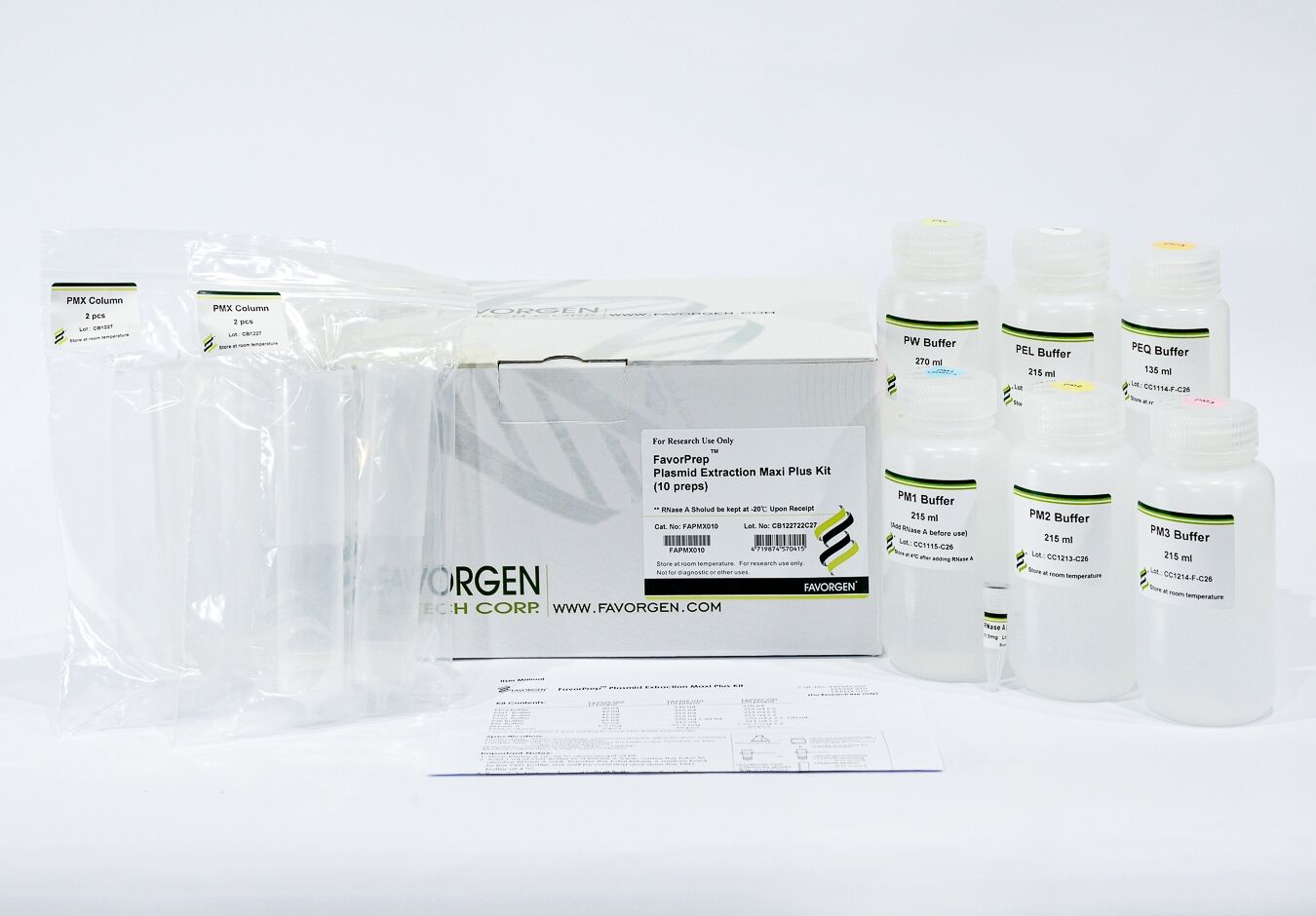 FavorPrep Plasmid DNA Extraction Maxi Plus Kit