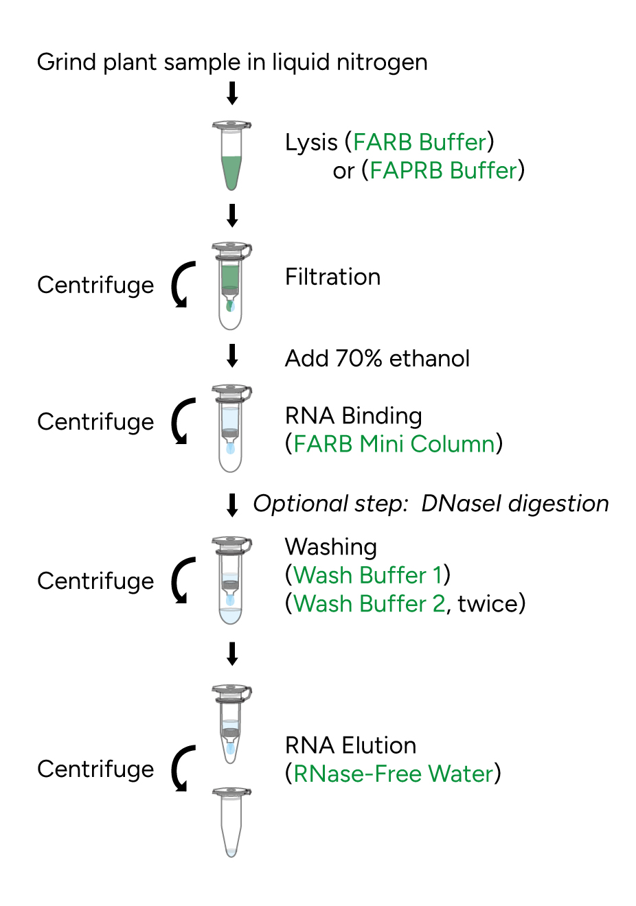 FavorPrep Plant Total RNA Mini Kit Protocol