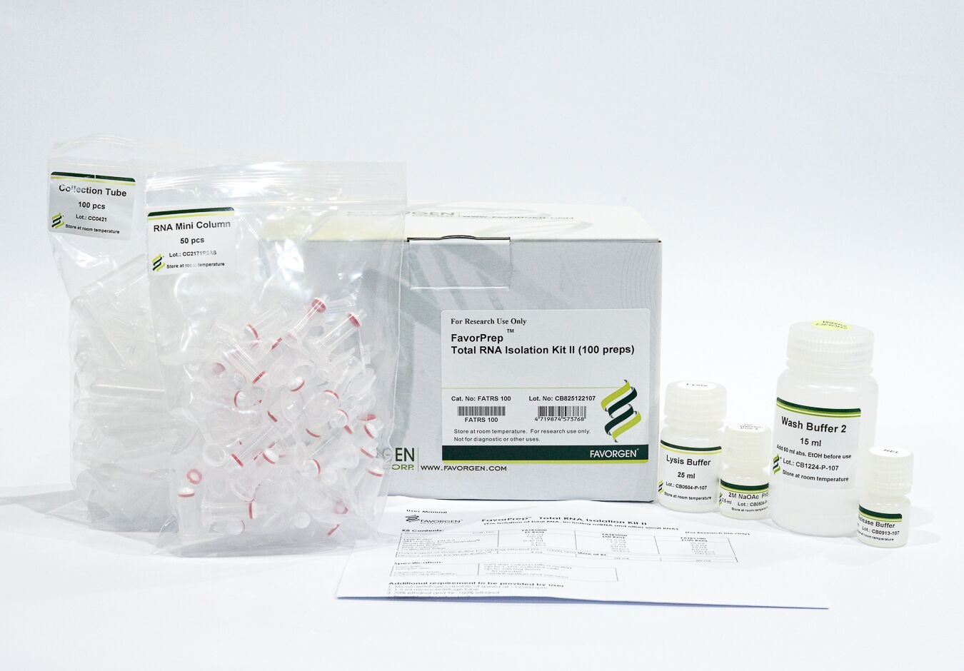 FavorPrep Total RNA Isolation Kit II