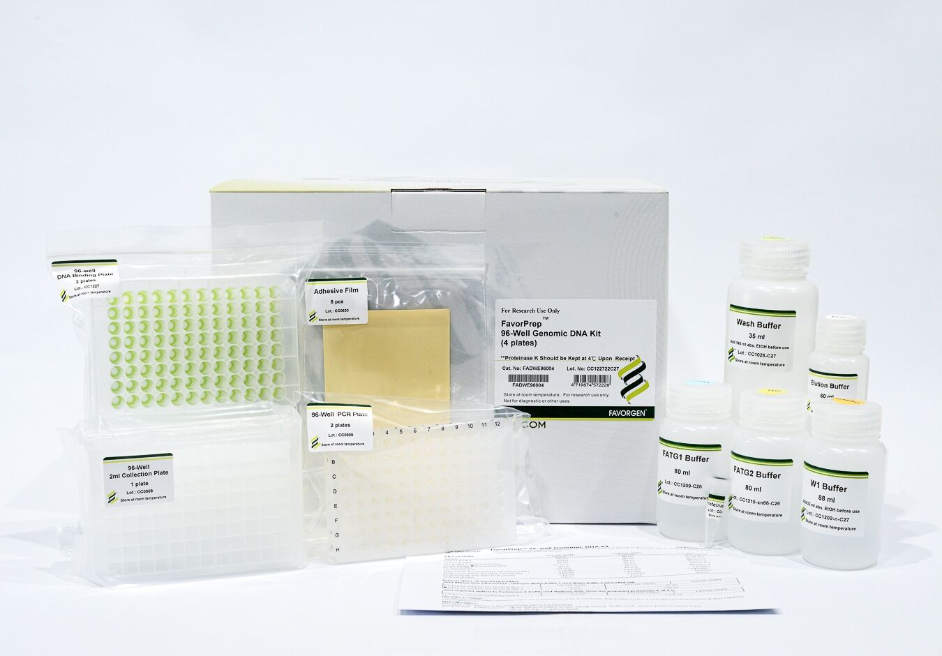 FavorPrep 96-Well Genomic DNA Extraction Kit