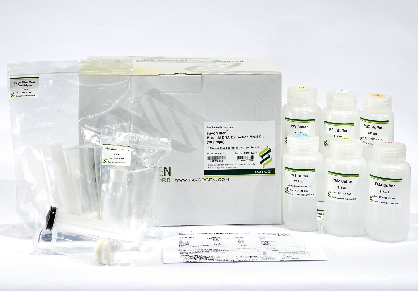 FavorFilter Plasmid Extraction Maxi Kit