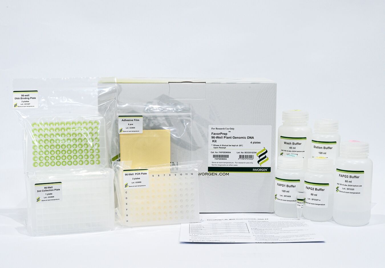 FavorPrep 96-Well Plant Genomic DNA Kit