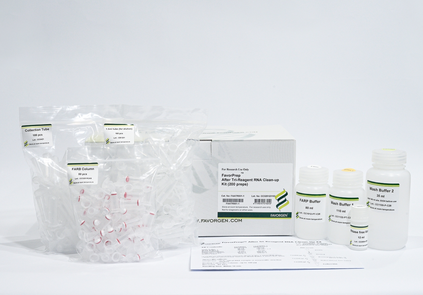 FavorPrep After Tri-Reagent RNA Clean-Up Kit