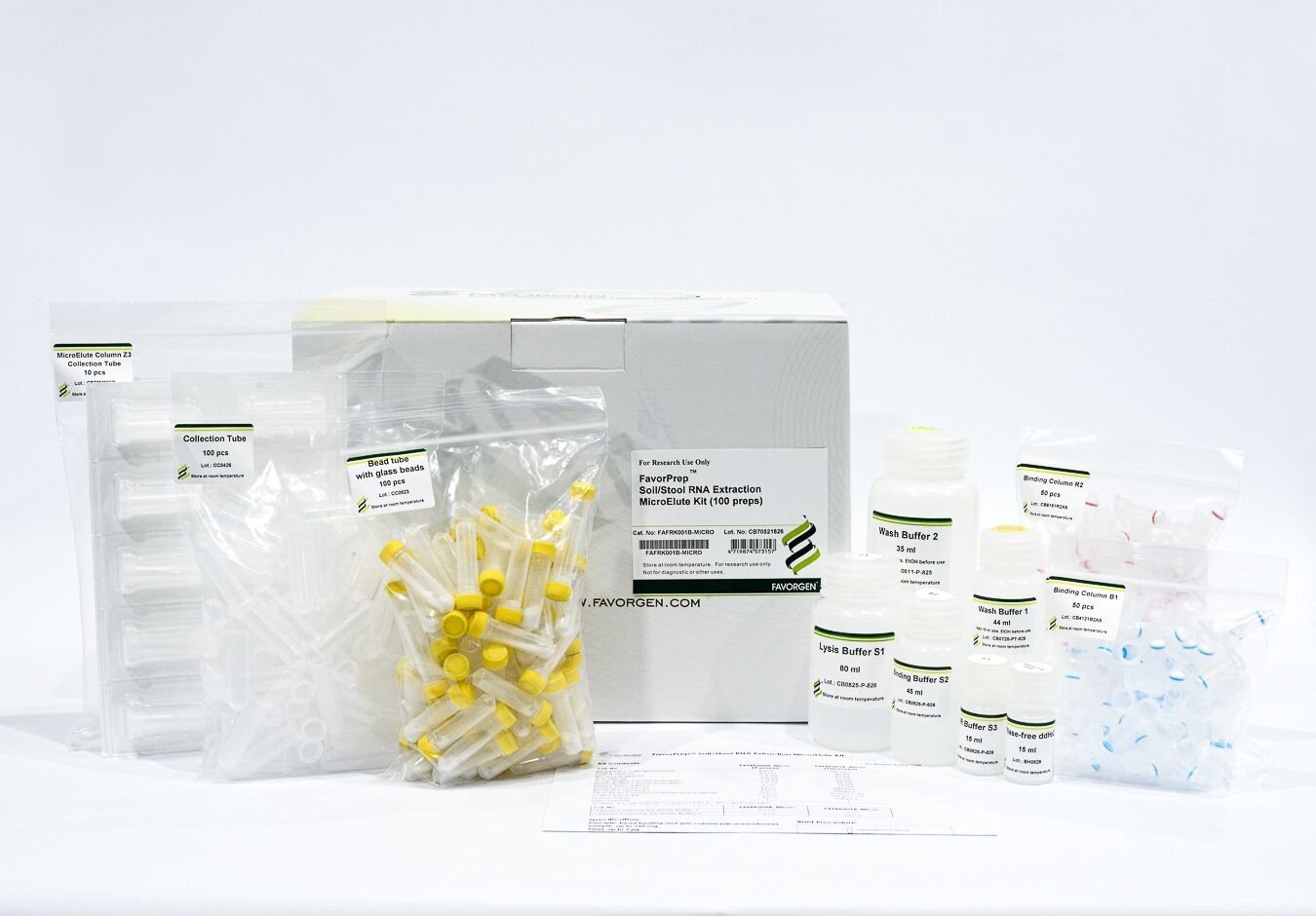 FavorPrep Soil/Stool RNA Extraction Kit