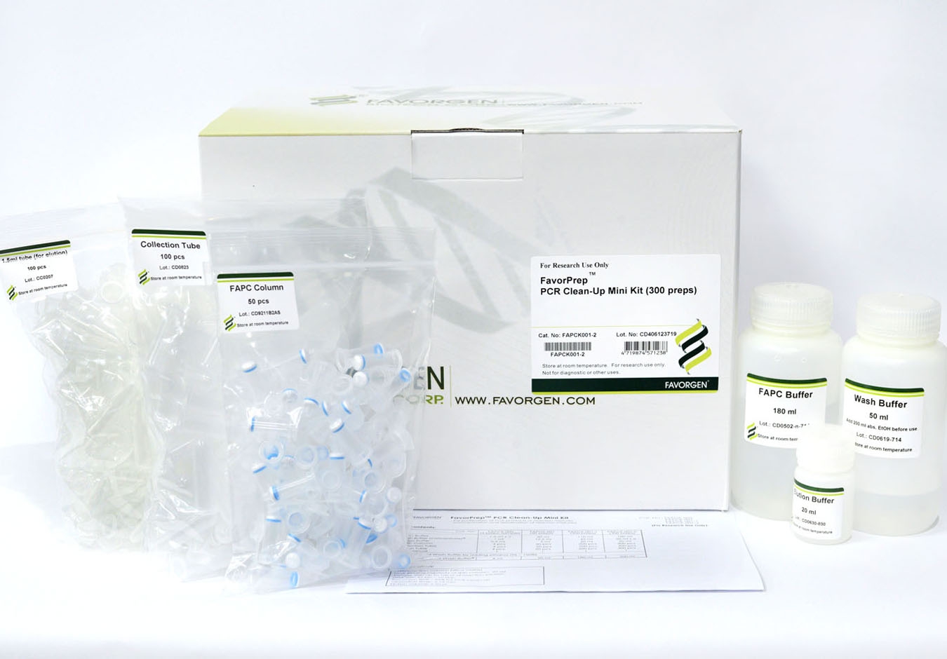 FavorPrep PCR Clean-Up Mini Kit