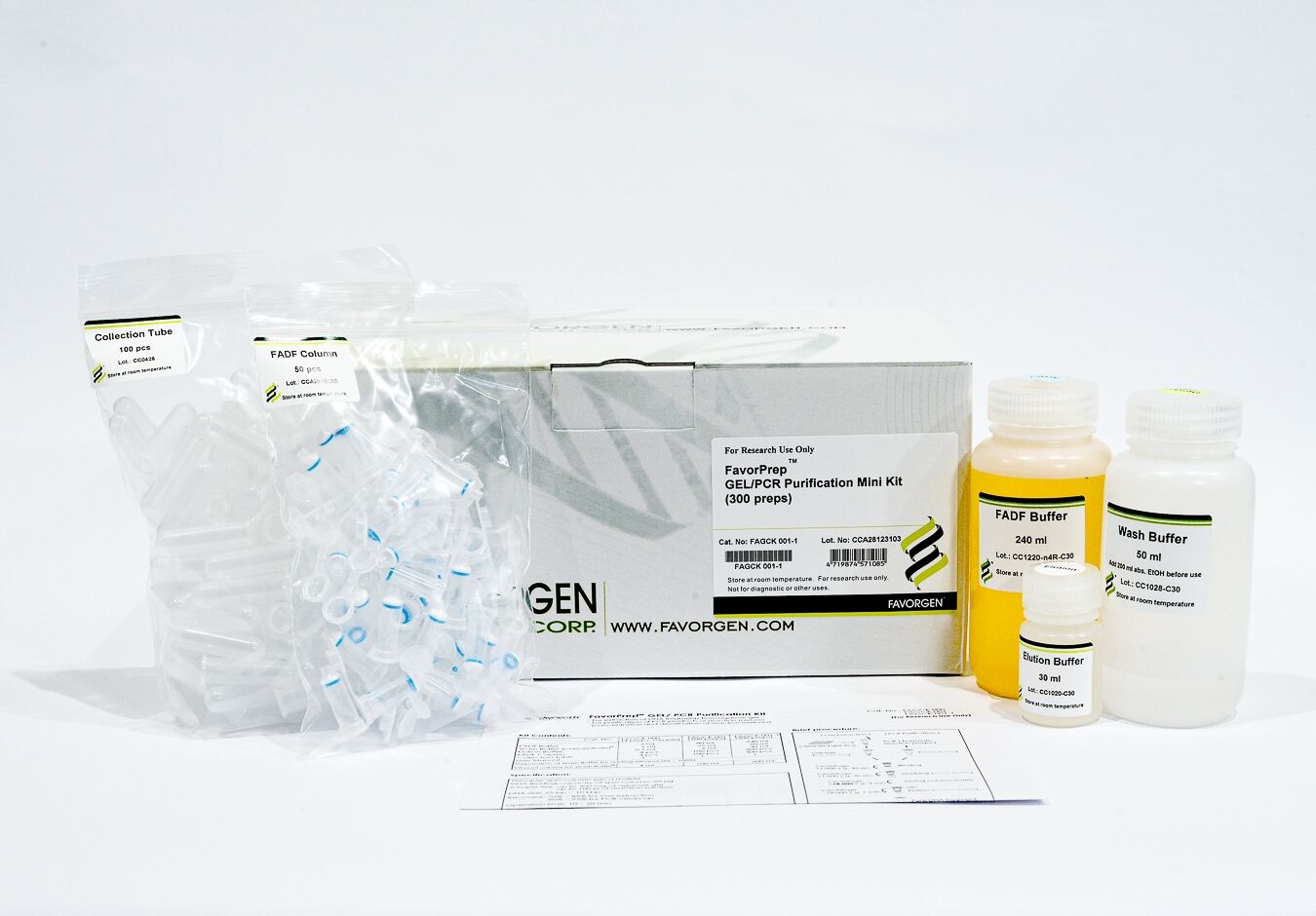 FavorPrep GEL/PCR Purification Mini Kit