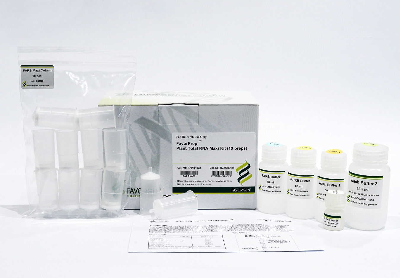 FavorPrep Plant Total RNA Maxi Kit