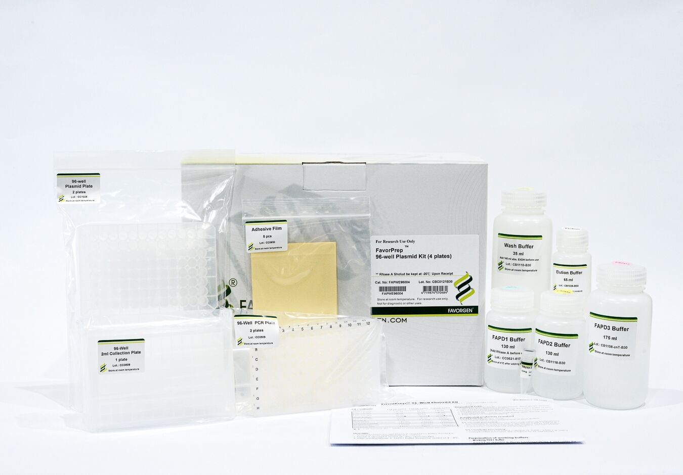 FavorPrep 96-Well Plasmid DNA Extraction Kit