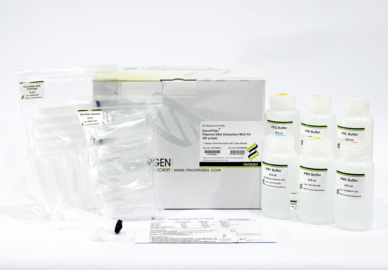 FavorFilter Plasmid Extraction Midi Kit