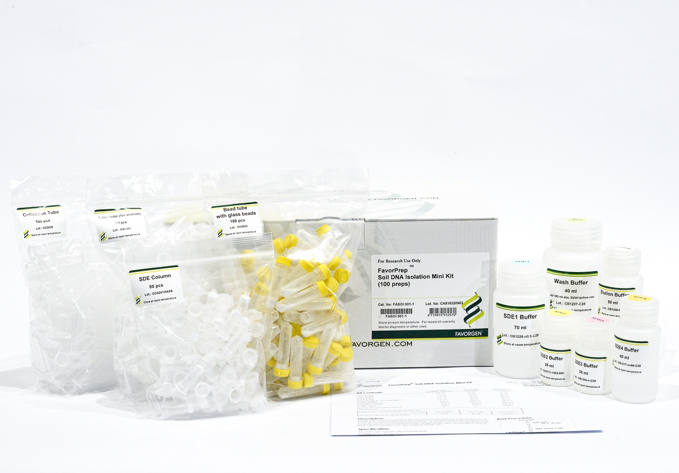 FavorPrep Soil DNA Isolation Kit